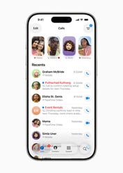 新手机应用程序用户界面（图片来源：Apple)
