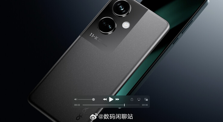 新机 "OPPO K11 "全面泄露。(来源：数码聊天站通过微博)