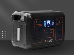 Allwei 2000 Pro便携式电源站有一个容量为2264Wh的锂离子电池。(图片来源：Allwei)