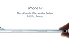 Apple 最近，苹果公司发布了有史以来最薄的 iPhone Air。(图片来源：Apple)