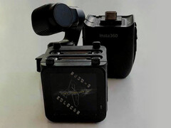 据称是 Insta360 的 Pocket vlogging 摄像机。(图片来源：via Xdrones Studio）