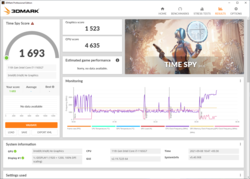 3DMarkTime Spy 电池上的性能略有下降