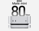Beelink Mate mini 通过 Thunderbolt 5 端口与 Mac mini 连接。图：底座。(图片来源：Beelink - 已编辑）