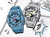 卡西欧 G-Shock GA-2100MNG-2A（左）和 GA-2100MNG-7A（右）。(图片来源：卡西欧印度）
