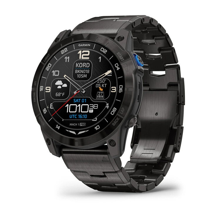 Garmin D2 Mach 1 Pro 智能手表。(图片来源：Garmin）