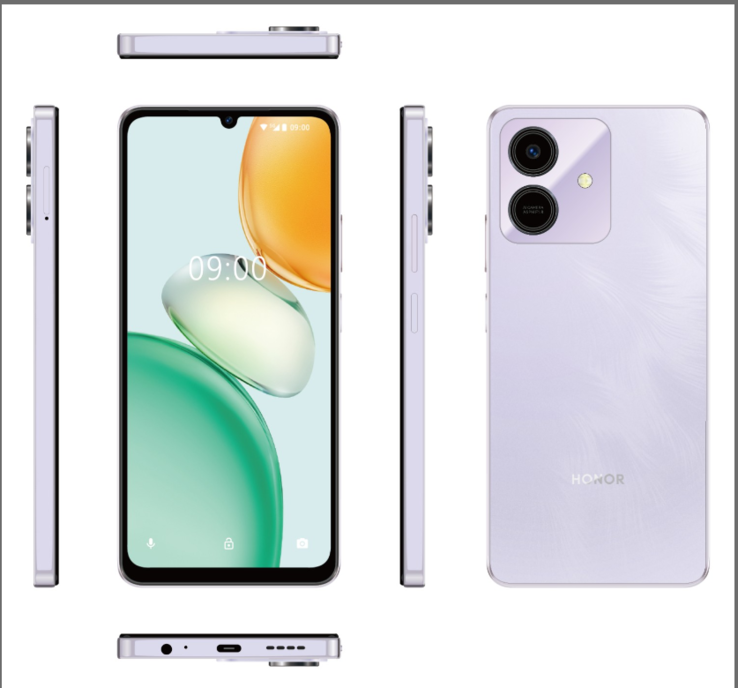 Honor 紫色配色的 Play10 4G（图片来源：Honor)