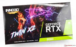 测试中的INNO3DGeForce RTX 3060 Twin X2