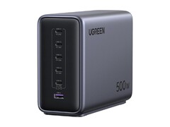 Nexode 500W GaN 快速充电站是 Ugreen 功率输出最高的充电器。(图片来源：Ugreen）
