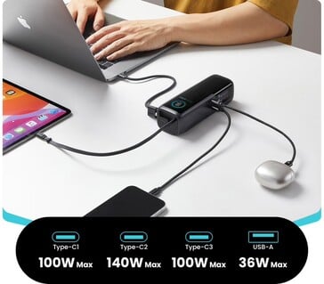 Podix PR70 最多可同时为四台设备充电