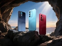 Realme 15x 有海洋蓝、水蓝和栗红色可供选择。图片 