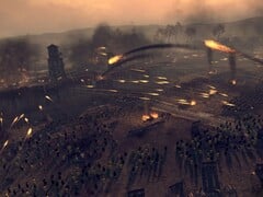 一张展示 Total War: Attila 中攻城战的图片,该游戏现于 Steam 上享受 55% 折扣。