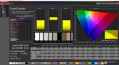 校准前的 ColorChecker