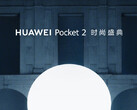 Pocket 2 将标志着华为在蛤壳式可折叠手机领域的回归。(图片来源：华为）