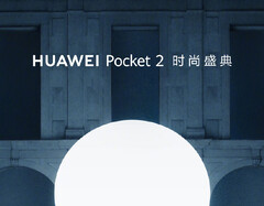 Pocket 2 将标志着华为在蛤壳式可折叠手机领域的回归。(图片来源：华为）