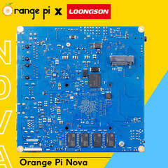 Orange Pi 与芯片组制造商 Loongson 合作开发了 Nova。(图片来源：Orange Pi）