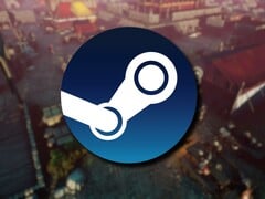 一张展示 Steam 标志和游戏《Expeditions: Rome》的图片,该游戏目前正以七五折优惠销售。