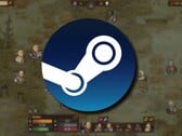一张展示游戏《Battle Brothers》和 Steam 标志的图片。