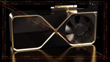 Nvidia Titan Ada渲染图（图片来自摩尔定律已死）。