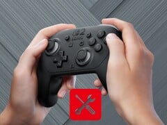 玩家在 Switch 2 Pro 控制器上移动左拇指杆