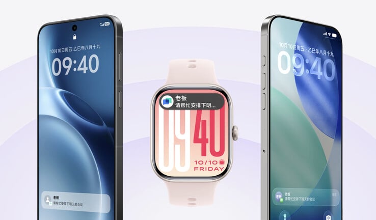 vivo Watch GT 2 可同时与 iPhone 和 vivo 智能手机同步。(图片来源：vivo）