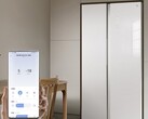 小米米家冰箱并排610L冰晶白有一个智能温度调节工具。(图片来源：小米)