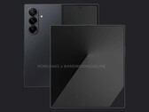 Galaxy Z Fold7 可能不会像之前报道的那样配备 8.2 英寸显示屏。(图片来源：Android Headlines &amp; OnLeaks)
