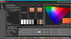 校准前的 ColorChecker