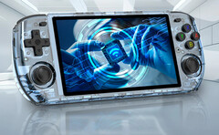 RGB10 Max 3 与许多 Powkiddy 游戏掌上电脑一样运行 Linux 发行版。(图片来源:Powkiddy)