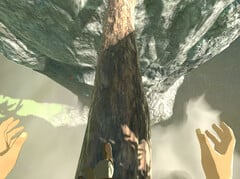 荒野之息》的 BetterVR Mod 可让玩家在第一人称 6DOF 虚拟现实中完全穿越 Hyrule。(图片来源：Crementif）