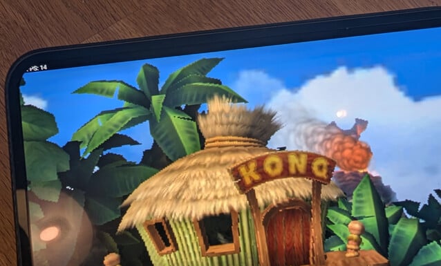 张量 G5 的性能极差,在 1x 分辨率下最多只能达到 15 FPS(图片来源:Notebookcheck)