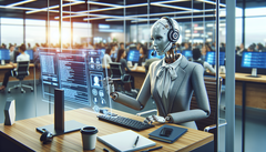 生成式人工智能已经在重塑白领工作(图片来源:Dall-E 3)