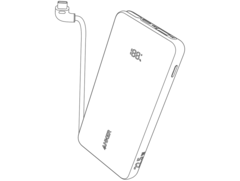 传闻中的 Anker Zolo 22.5W Power Bank 10K（如图）似乎有一条集成电缆。(图片来源：AnkerInsider）