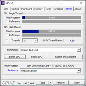 CPU-Z。基准测试