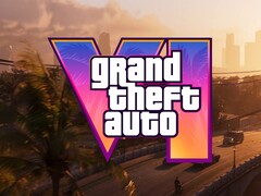 GTA 6》预告片背景上的徽标（图片来源：Rockstar Games，有编辑）