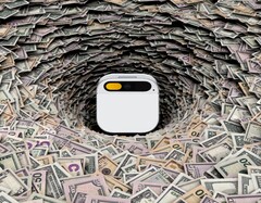 尽管做出了承诺,但人道公司的 AI Pin 还是让该公司急于寻找买家。(图片来源:Humane 和图片库,有删改)