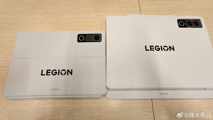 更大的Legion 平板电脑,旁边是 Tab Gen 5
