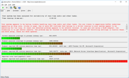 Latency detected