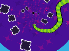 深渊之蛇》的视觉效果色彩斑斓、令人眩晕，与最初的《1997 年之蛇》形成了鲜明对比。 图片来源：Steam