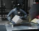 现场直播的截图显示了图 AI 03 的包裹分类情况。