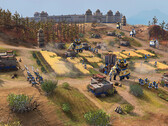 一些《AOE IV》游戏画面。(来源：微软通过NVIDIA)