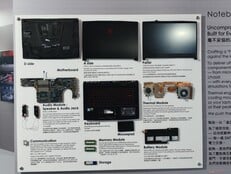 MSI GF65 游戏笔记本电脑的组成部件