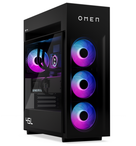 惠普 Omen Max 45L。(图片来源：惠普）