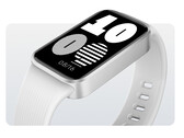 Redmi Band 4 售价约为 25 美元。图为：经过编辑的宣传图，展示了白色款。
