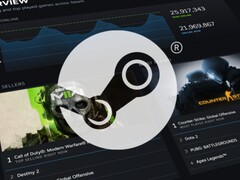 销量最高的 Steam 游戏横幅（图片来源：Steam）