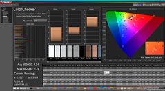 ColorChecker（相对于DCI-P3）。