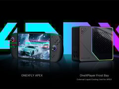 OneXFly Apex 配备 8 英寸 VRR 显示屏和 85 Wh 电池。(图片来源:One-Netbook)