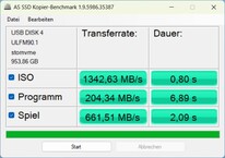 PicoDrive Thunderbolt 5：AS SSD 复制