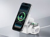 Anker 的新款 3 合 1 Cube 充电器通过了 Qi2 认证。(图片来源：Anker）