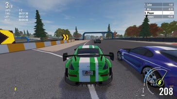 图片中First Racer》的游戏截图。