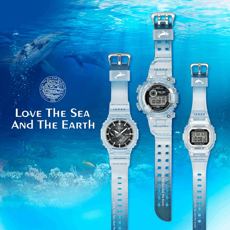 G-Shock 爱海与地球 2026 ICERC 腕表